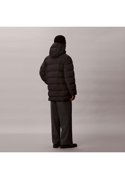 Calvin Klein Bonded Long Hooded Erkek Siyah Puffer Montlv04ld516g