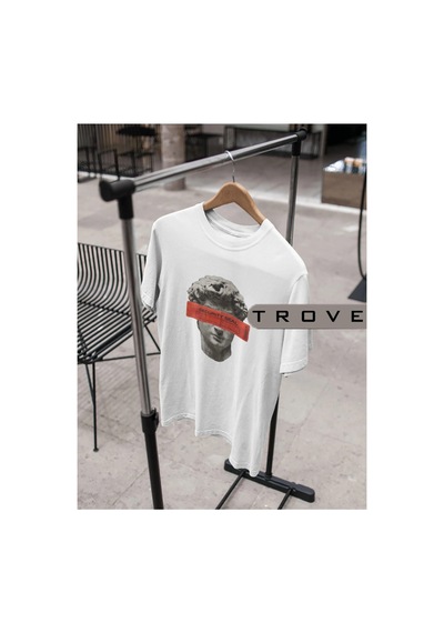 Tarzsokak Unısex Kadın Erkek Mitoloji Tanrı Sansür %100 Pamuk Baskılı Siyah Beyaz T-shirt Tarzsokak Unısex Kadın Erkek Mitoloji Tanrı Sansür %100 Pamuk Baskılı Siyah Beyaz T-shirt
