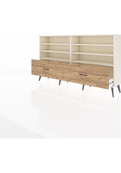 Arges Konsol 6 Raflı 2 Çekmeceli 176x30x99 Aytaşı-aytaşı/çam Aytaşı-aytaşı/çam Arges Konsol 6 Raflı 2 Çekmeceli 176x30x99 Aytaşı-aytaşı/çam Aytaşı-aytaşı/çam