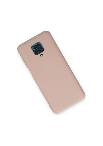 Newface Xiaomi Redmi Note 9 Pro Kılıf Nano İçi Kadife Silikon Semeglbl - 21 - Pudra