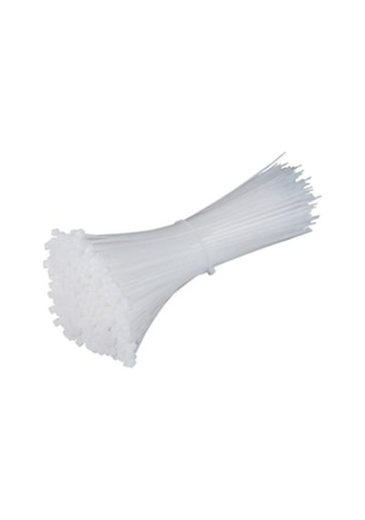 Plastik Çırt Kelepçe 100 Parça Beyaz 2.5x100mm 5399