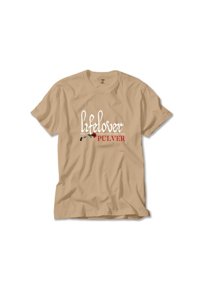 Lifelover Pulver Text Yeşil Tişört