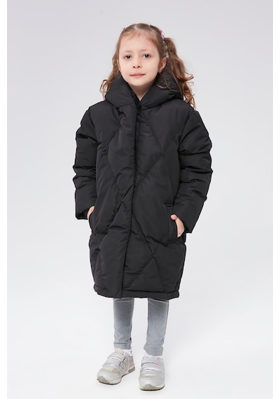 Benitto Kids Benittokids Kız Çocuk Kaban 51300 Siyah