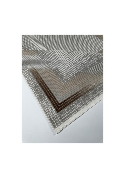 Merinos Vista Krem Kahverengi %100 Akrilik Yumuşak Dokulu Salon Oturma Odası Halısı 79322-80