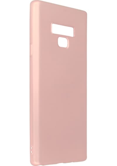 Samsung Galaxy Uyumlu Note 9 Kılıf Esnek Yapılı İnce Standart Ruber Kapak Ryc/first Rose Gold