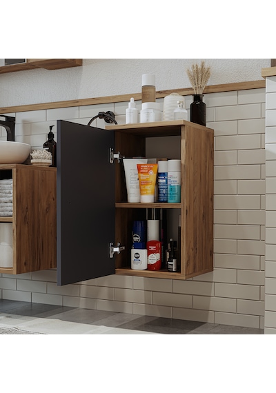 Banyo Dolabı Mat Mdf 60 X 35 Cm Banyo Boy Dolap Atlantik Antrasit Atlantik Çam - Antrasit Banyo Dolabı Mat Mdf 60 X 35 Cm Banyo Boy Dolap Atlantik Antrasit Atlantik Çam - Antrasit