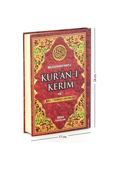 Kuranı Kerim Ve Renkli Türkçe Okunuşu Orta Boy - Seda Yayınları -