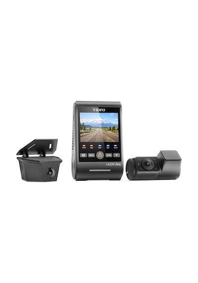 Viofo A229 Ultra 3 Kameralı Ön+iç+arka Dış Su Geçirmez 4k+4k+1080p Sony Starvis 2 Sensörlü Hdr Wi-fi 6 Gps'li Araç Kamerası