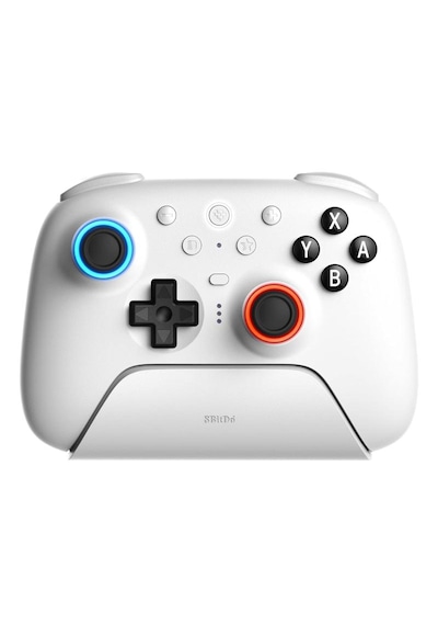 8bitdo Pro Controller Ultimate 2 Bluetooth Beyaz Switch 2 Ve Windows Uyumlu, Şarj Dock Tmr Joystick