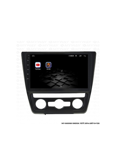 Myway Skoda Yeti Android Multimedya Carplay Navigasyon Ekran - 8gb Ram+128 Gb Hdd - Myway