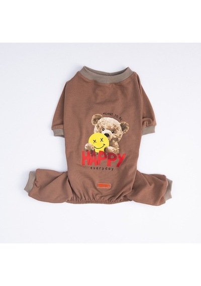 Pawstar Happy Teddy Bear Pijama Tulum