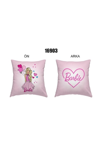 Taç Lisanslı Barbie Team Kırlent