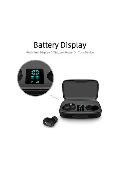 Owwotech A10S TWS Bluetooth Dijital Göstergeli Kulak İçi Kulaklık