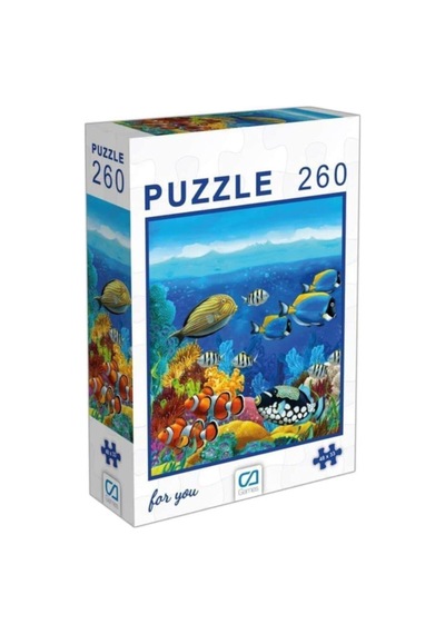 Ca Games Puzzle 260 Parça Balıklar 6004