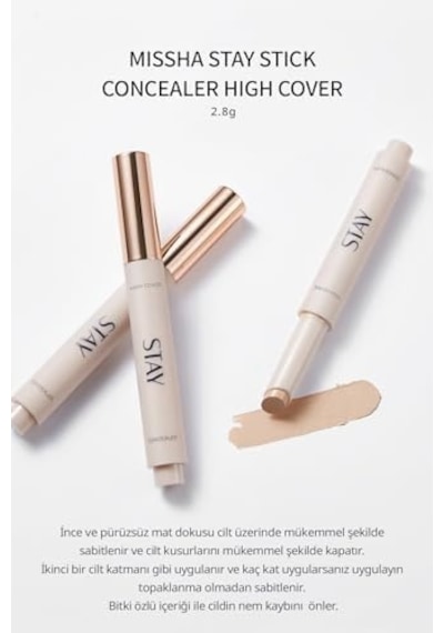 Yüksek Kapatıcı Ve Uzun Süre Kalıcı Stick Concealer Stick Concealer Cover 23 Sand