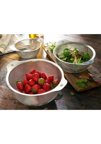 Table Süzgeç, 20 Cm, Yuvarlak, Metalik Gri Gümüş
