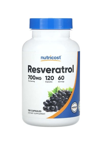 Nutricost Resveratrol 700 Mg 120 Kapsül