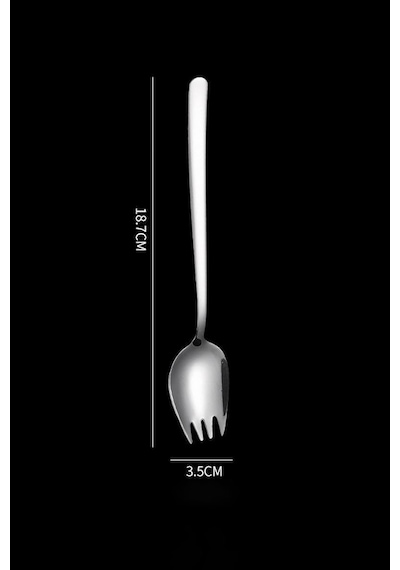Ayrex 304 Çelik Silver Çatallı Kaşık Sofra Salata Tatlı Meyve Çatalı Cin751by Diğer