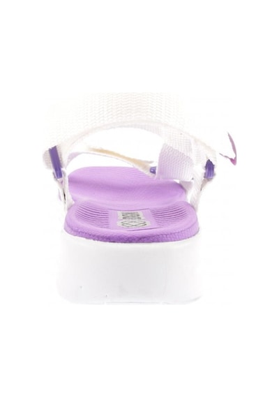 Dgn 103-23y Kadin Bantli Cirtli Sandalet 103-2265-R0266 Beyaz - Mor