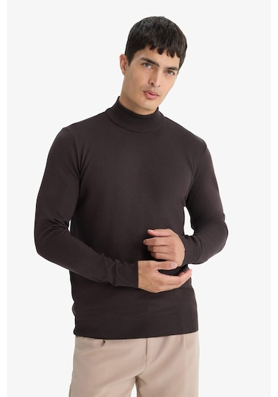 Defacto Regular Fit Balıkçı Yaka Premium Triko Kazak A5282ax25aubn497 Kahve