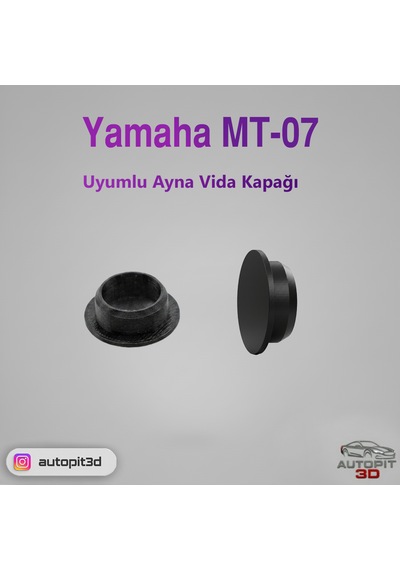 Yamaha Mt-07 Uyumlu Ayna Vida Kapağı 2 Adet