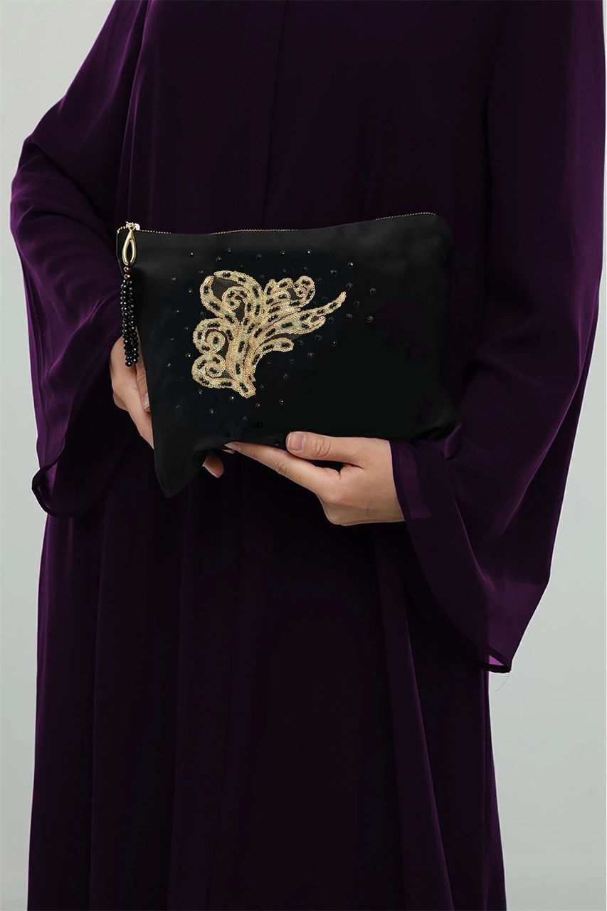 Elysianfidan Portföy Clutch Özel Tasarım El İşlemeli Sırma Motifli Saten Siyah Çantası Siyahsırma1 Elysianfidan Portföy Clutch Özel Tasarım El İşlemeli Sırma Motifli Saten Siyah Çantası Siyahsırma1