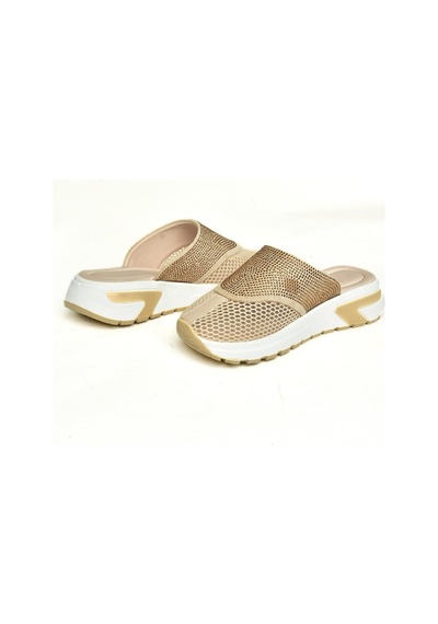 Fox Shoes U312514415 Bej File Kadın Terlik Bej-file Çok Renkli