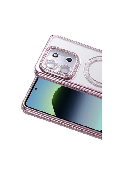 Uryport Xiaomi Redmi 15c 4g Joke Simli Magneticsafe Kılıf - Pembe