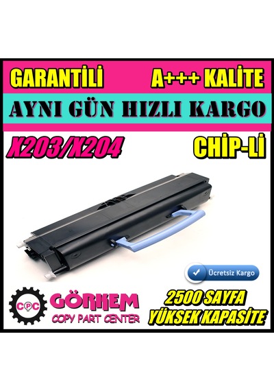 Lexmark X203 Toner Uyumlu (X203A11G)