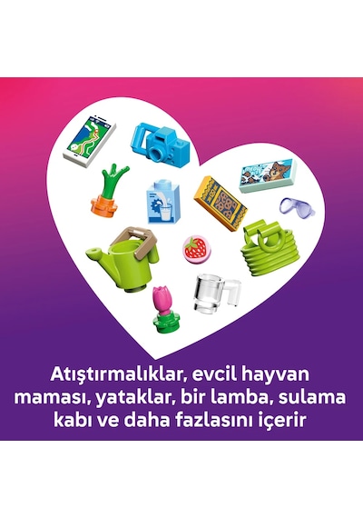 LEGO® Friends Doğa Kampı Kulübesi 42682 - 6 Yaş ve Üzeri Çocuklar için 2 Mini Bebek İçeren Yaratıcı Oyuncak Yapım Seti (295 Parça)