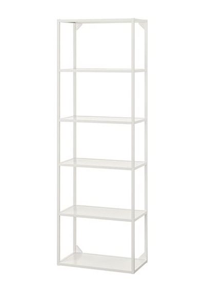 Ikea Enhet Açık Raf Ünitesi, Beyaz, 60x30x180 Cm