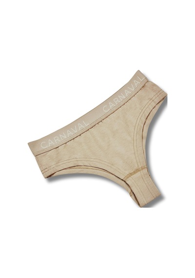 Carnaval Socks Carnaval Bej Renkli Premium Kadın Brazilian Külot Çok Renkli