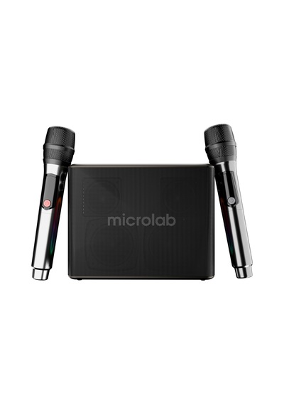 Mıcrolab M60 Vega, 100w, Taşınabilir, Bt/usb/aux/tf/type-c, Rgb Işıklı, 15000mah Batarya, 2adet Mikr