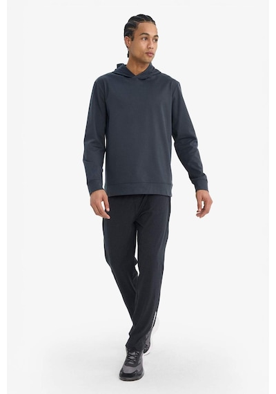 Defacto Standart Fıt Kapüşonlu Sweatshirt Kumaşı Sporcu Sweatshirt F7600ax26spar231 Antrasit-ar231