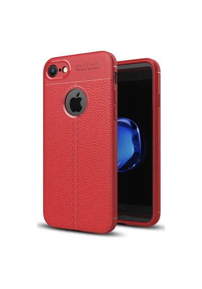 Apple Uyumlu iPhone 7 Kilif Deri Tarzi Niss Silikon Case 389467122