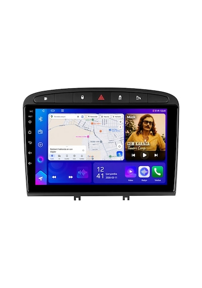 Peugeot Rcz 2011-2015 Android Multimedya Carplay Android Auto Navigasyon 8gb Ram 128gb Pro 9"