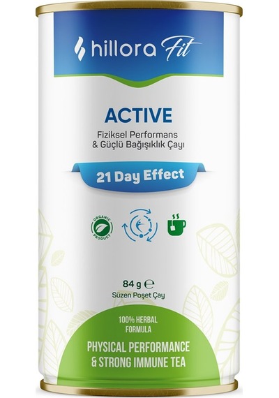 Hillora Fit Active %100 Bitkisel Formül Çayı 84 G