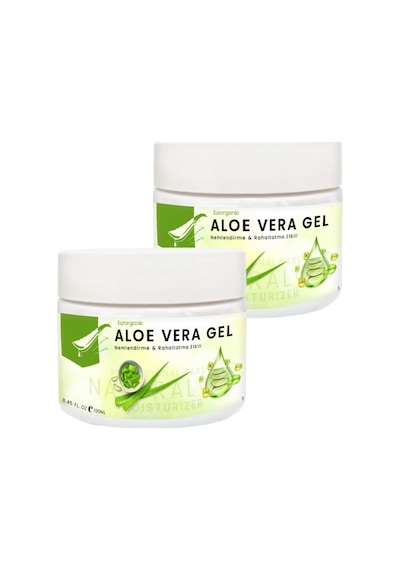 Eurorganic Aloe Vera Gel 2 Adet Cildinize Bakımjeli 100ml