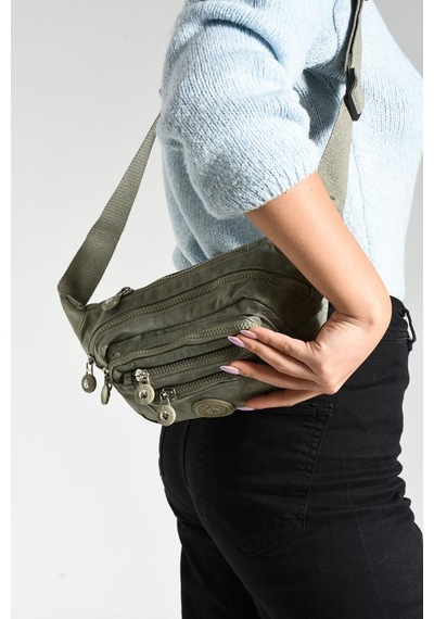 Baginn Unisex Bel Çantası Free Bag Klinkır Kumaş Hafif Yağmur Geçirmez Kumaş Çok Cepli 001