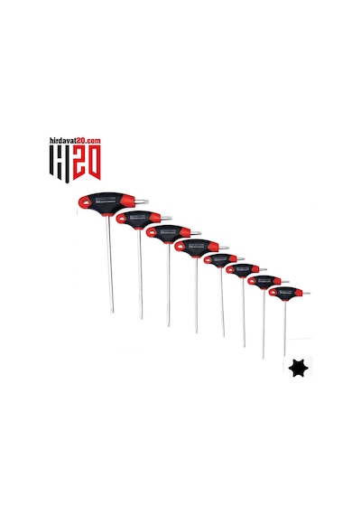 İzeltaş T Tipi Torx Allen Anahtar Takım 8 Parça 4909008108