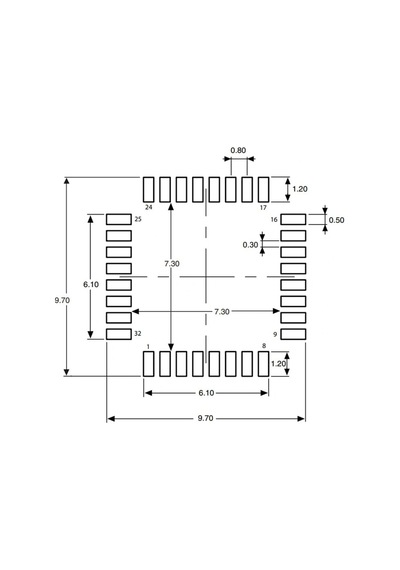 Stm32l051k6t6 32 Bit 32mhz Mikrodenetleyici Lqfp32