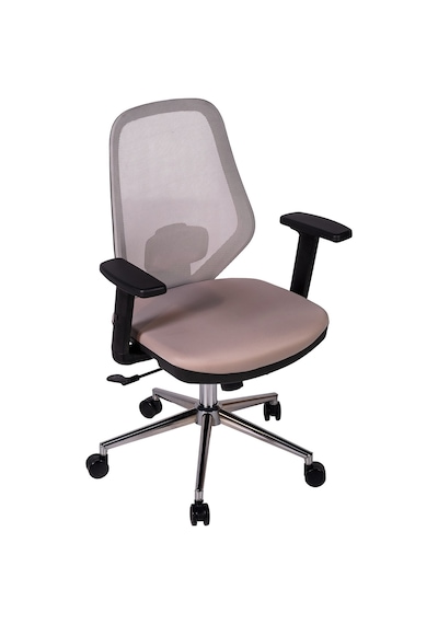 Ofisbazaar Dali Fileli Çalışma Koltuğu Ergonomik Şef Ve Toplantı Koltuğu Gri Gri