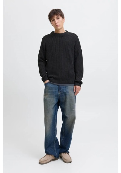 Jack & Jones Jjedover Erkek Kazak Siyah