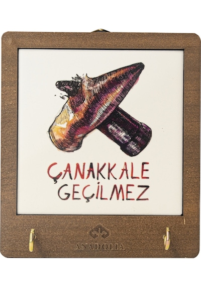 Anadoliamağazacılık Çarpışan Kurşunlar Seramik Dekoratif Askılık Diğer