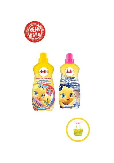 Bebek Deterjanı Ve Yumuşatıcısı Karma Seti Yeni Ürün Çanta Hediyeli 1013 1,44 L