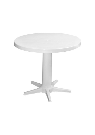 Omnipazar Mt-gf205 Prima Rose Plastik Yuvarlak Bahçe Balkon Masa Ø75 Cm Çok Renkli