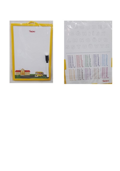 Noki Çift Taraflı Yazı Tahtası Çarpım Tablolu 17x25 Sarı