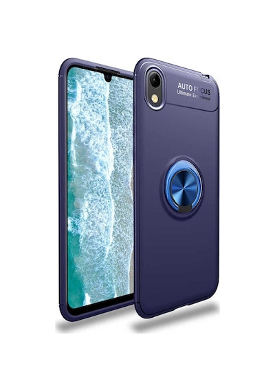 Huawei Y5 2019 Kılıf Zore Ravel Silikon Kapak Mavi