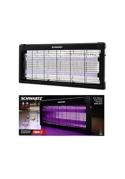 Sinek Öldürücü Cız Cihazı Makine 2pcs Led Floresan 100m2 Etkili 1800v 54x23.5cm Swık-9617 5468
