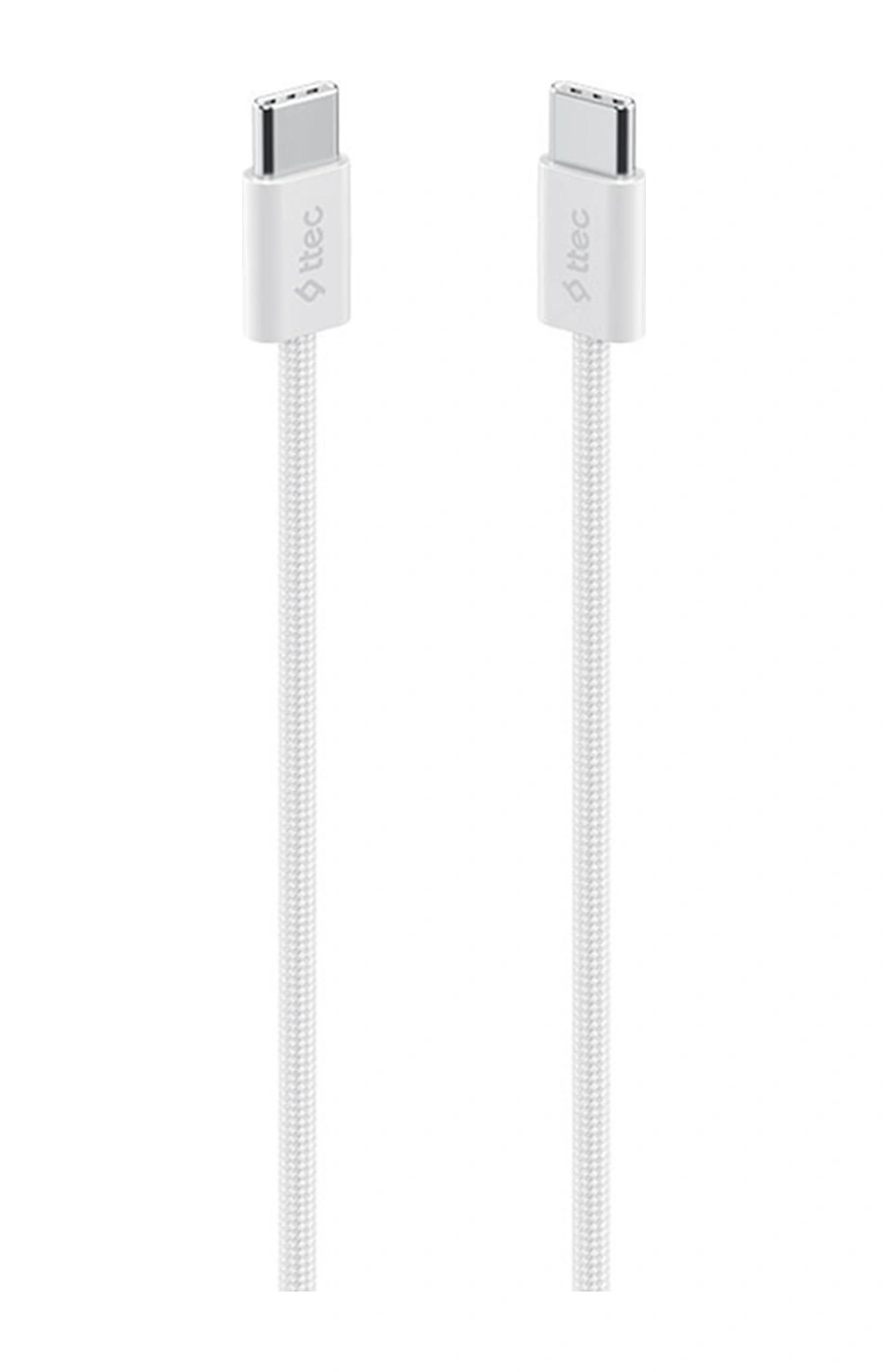 Usb-c - Usb-c 100cm 60w Pd Örgü Hızlı Şarj/data Kablosu Beyaz